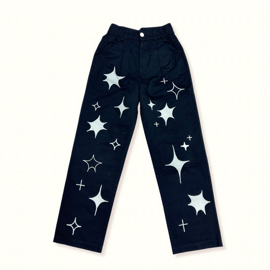 Sparkly pants