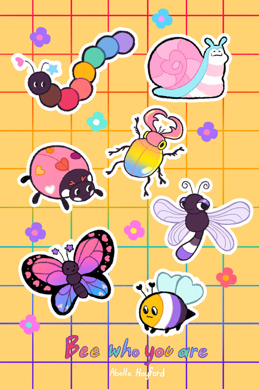 Bee Who You Are Sticker Sheet